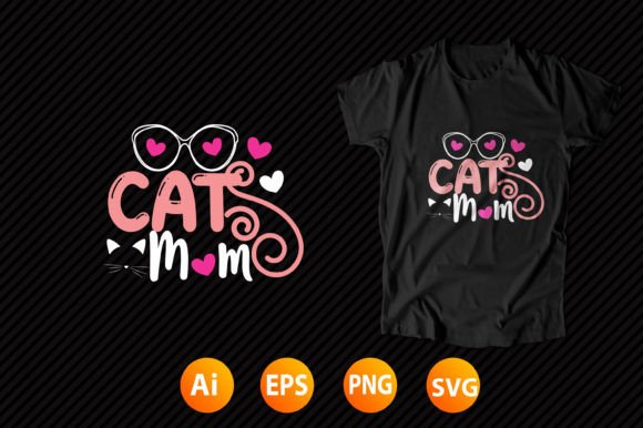 Cat T-shirt Design 29 Graphics Review