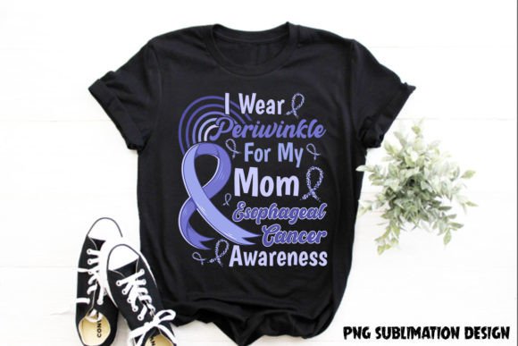 Esophageal Cancer Awareness T-shirt PNG Graphics