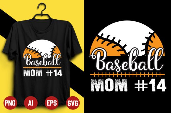 Graphics & Print Templates: Baseball T-shirt Design -13