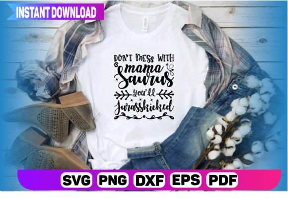 Mamasaurus Jurass Graphics for T-Shirt Designs