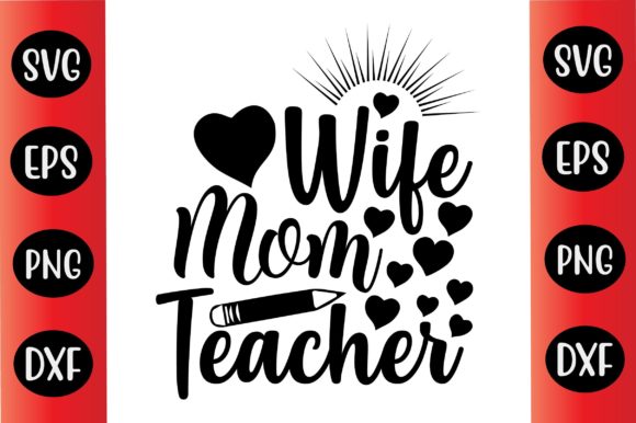 Mothers Day SVG Design for Crafts and Graphics