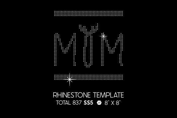 Review: Christmas Mom Rhinestone Template for Holiday Crafts