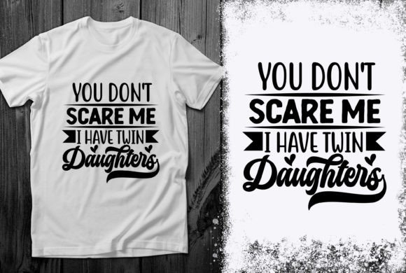 Twin Daughters Graphics for T-Shirt Designs